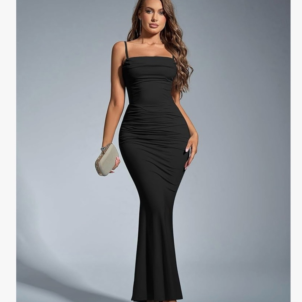 Elegant Black Evening Gown